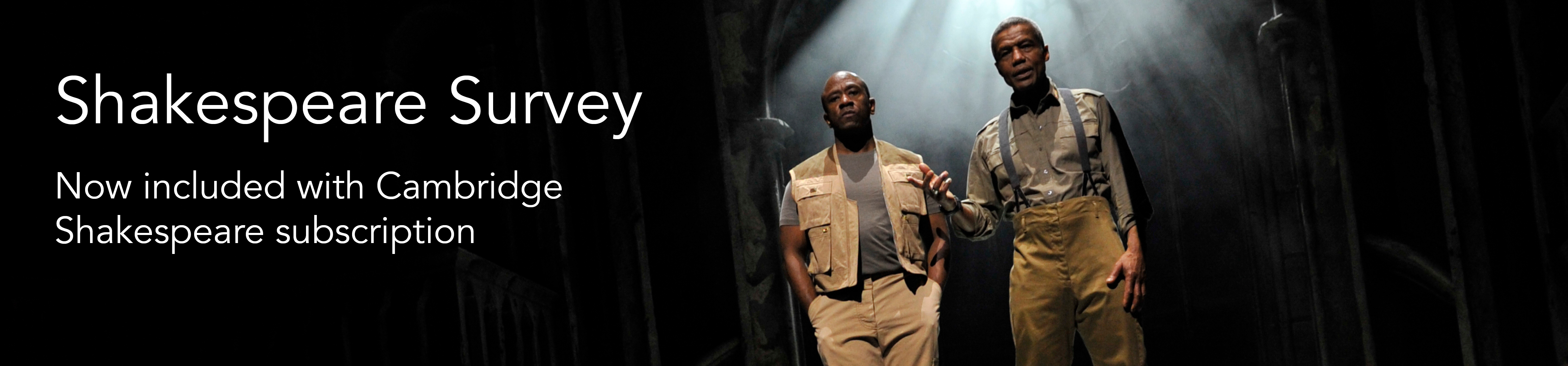 Shakespeare Survey on Shakespeare Online