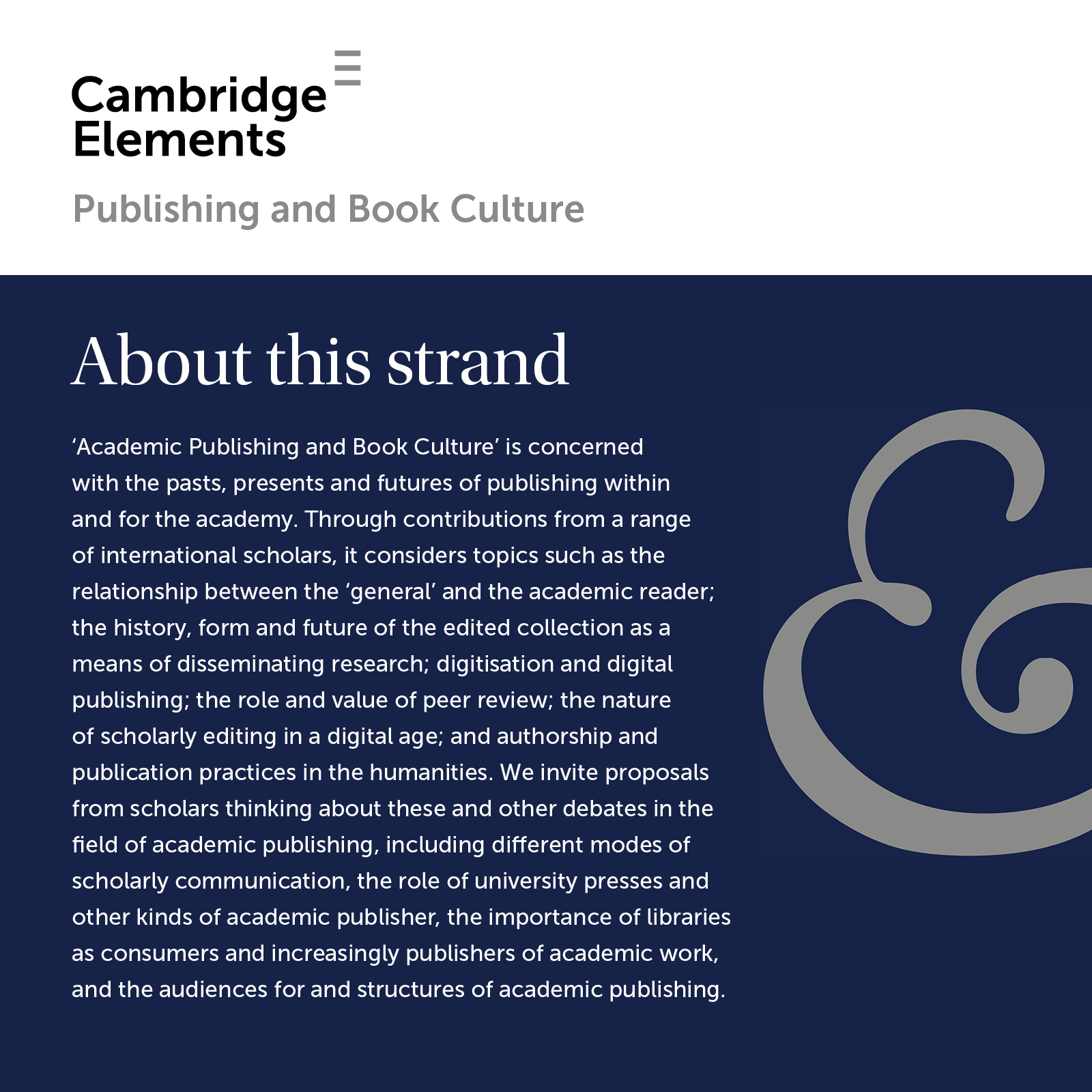 Academic Publishing and Book Culture 2