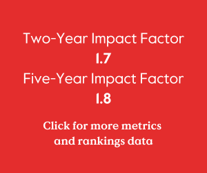 Impact Factor 1.7 for JLME in 2024