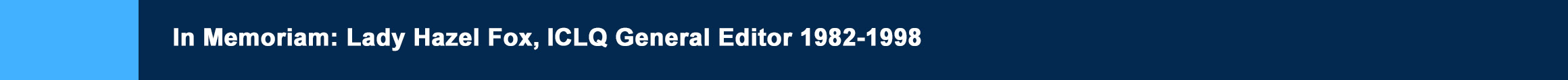 Banner in memoriam Lady Hazel Fox