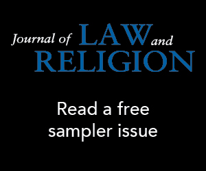 Journal of Law and Religion. Read a free sampler issue.