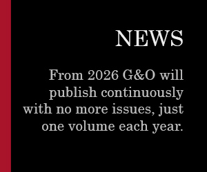 G&O will publish continuously from 2026 banner