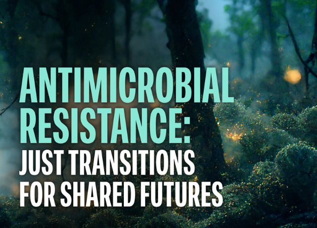 Antimicrobial Resistance: Just Transitions for Shared Futures